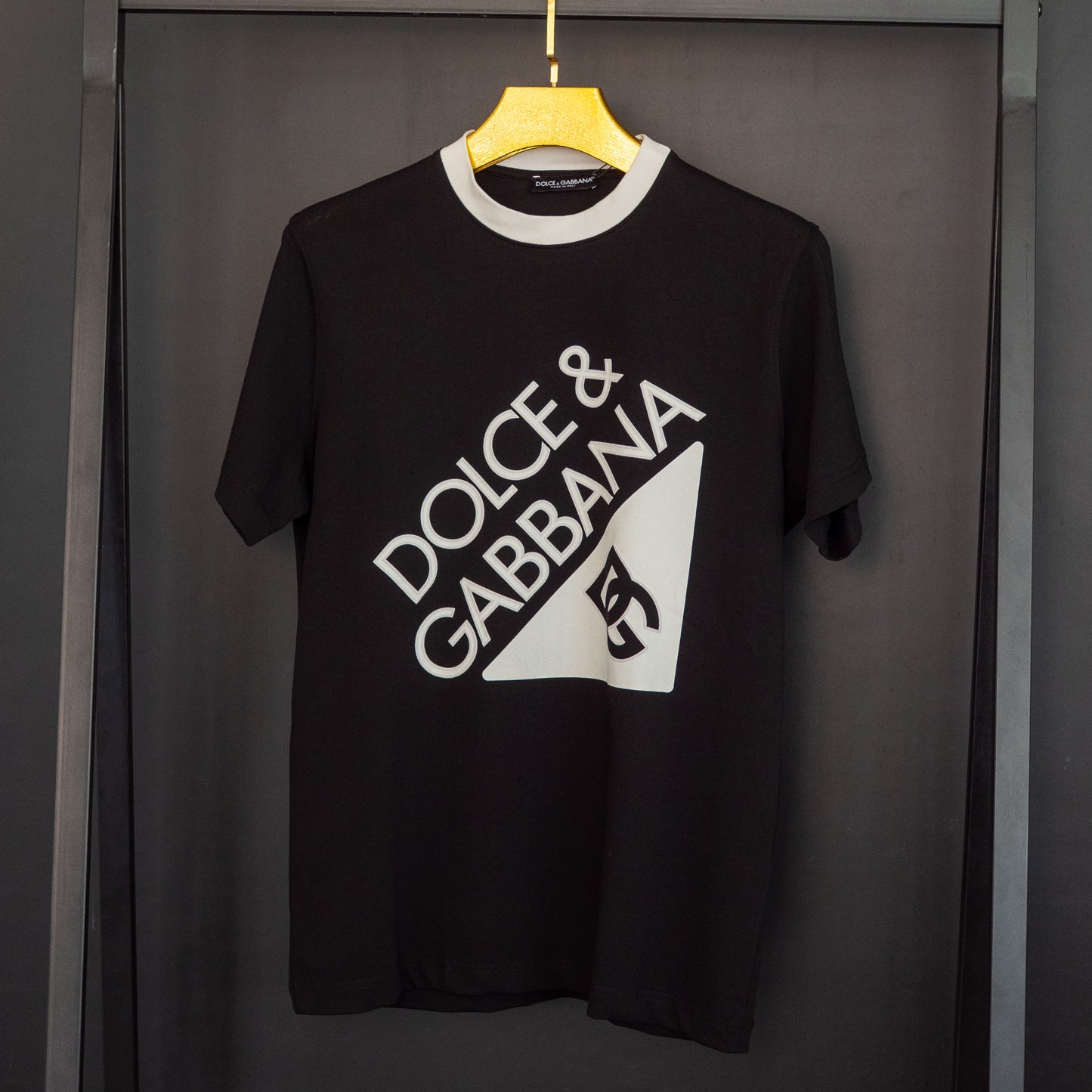 Dolce Gabbana мъжка тениска – черна с принт