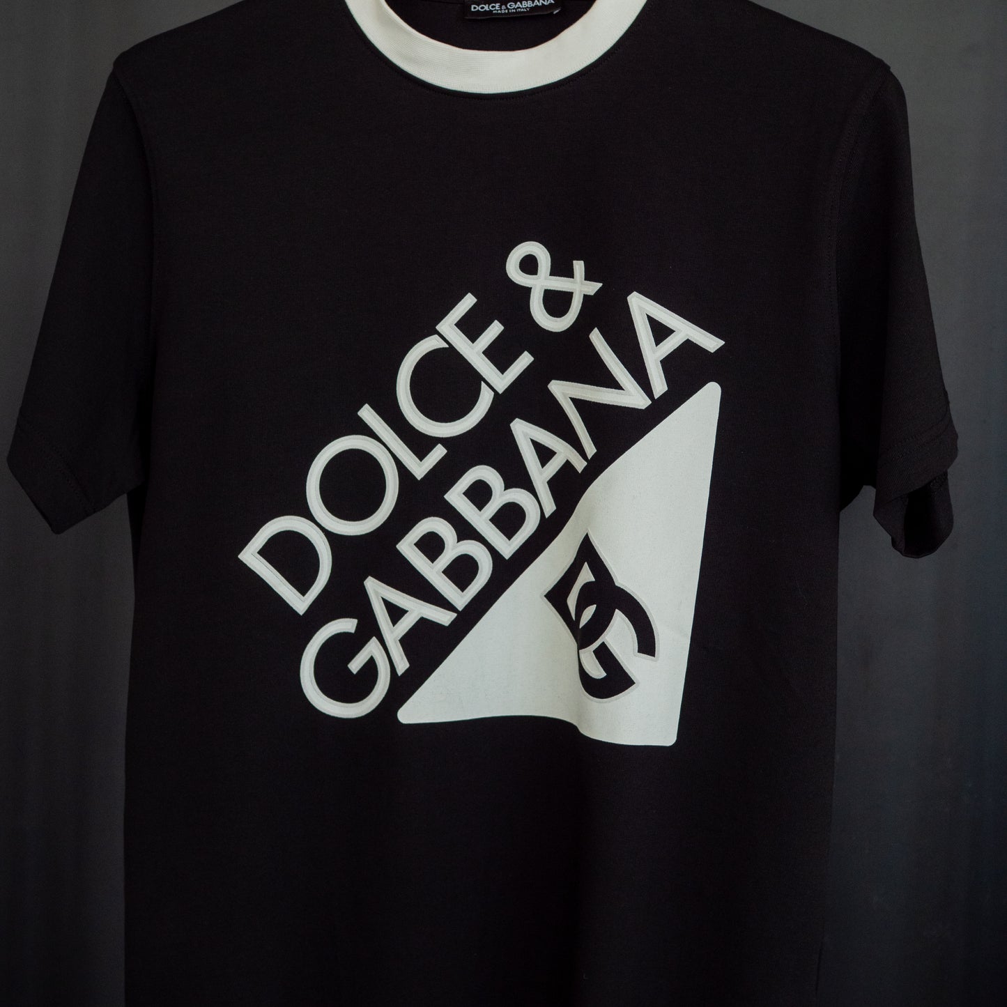 Dolce Gabbana мъжка тениска – черна с принт