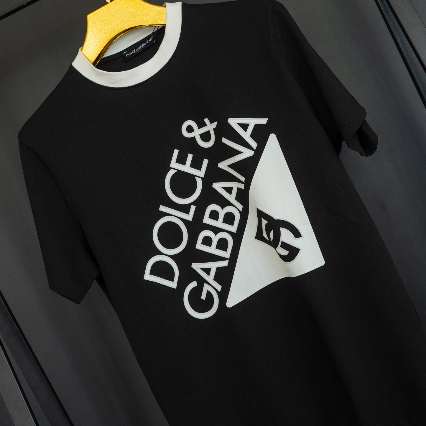 Dolce Gabbana мъжка тениска – черна с принт
