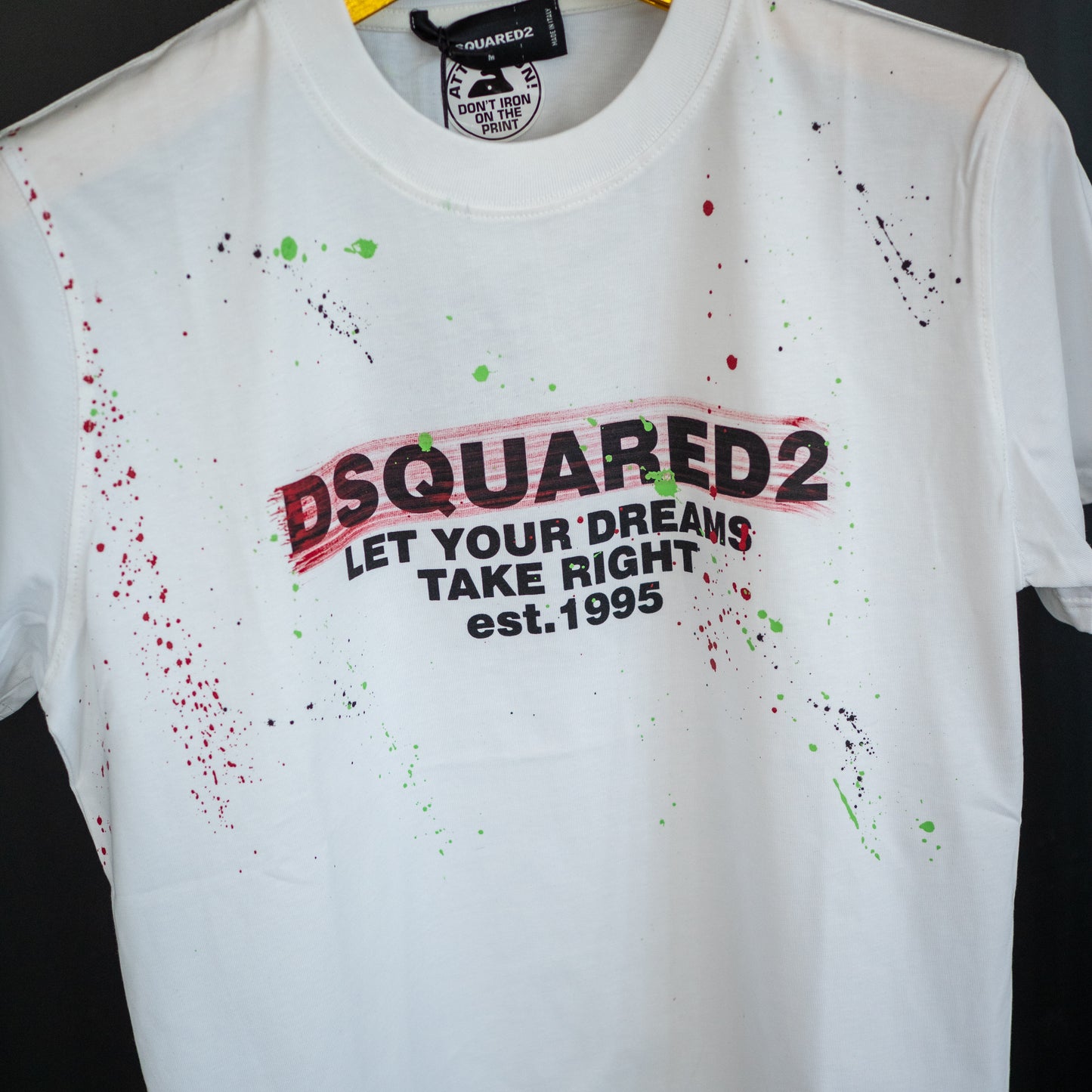 Мъжка тениска DSQUARED2 - бяла