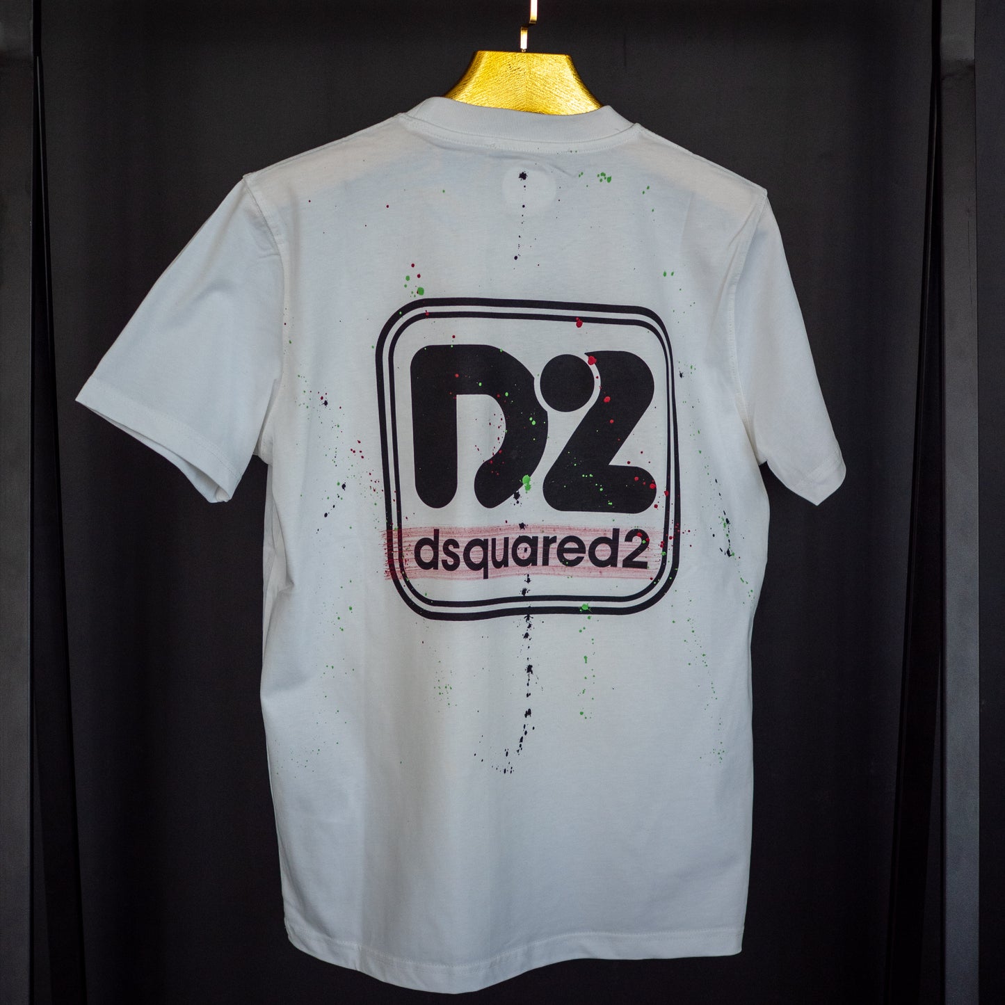 Мъжка тениска DSQUARED2 - бяла