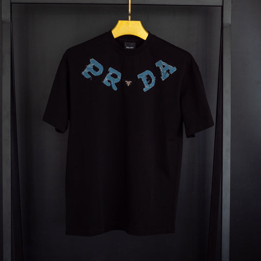 Мъжка Тениска - PRADA - черна