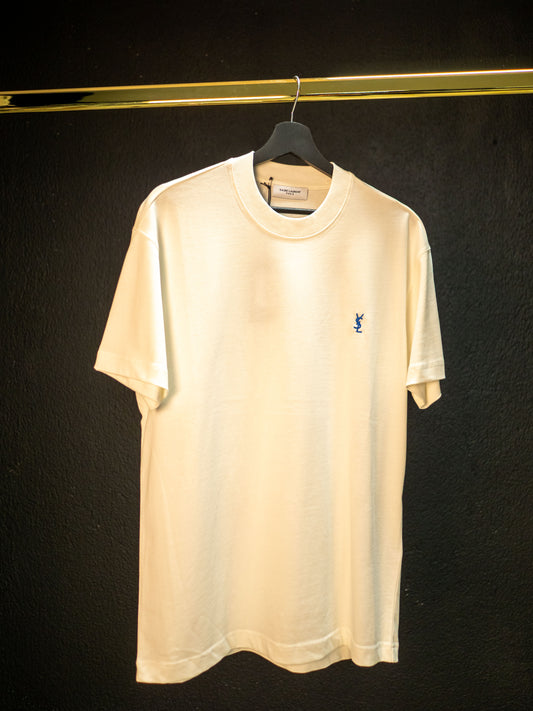 YSL - Мъжка тениска - с бродерия