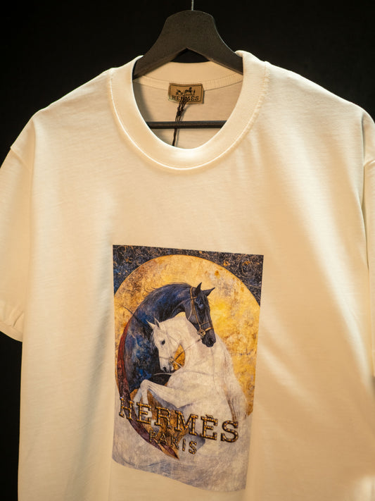 Hermès - Женска Тениска - с щампа