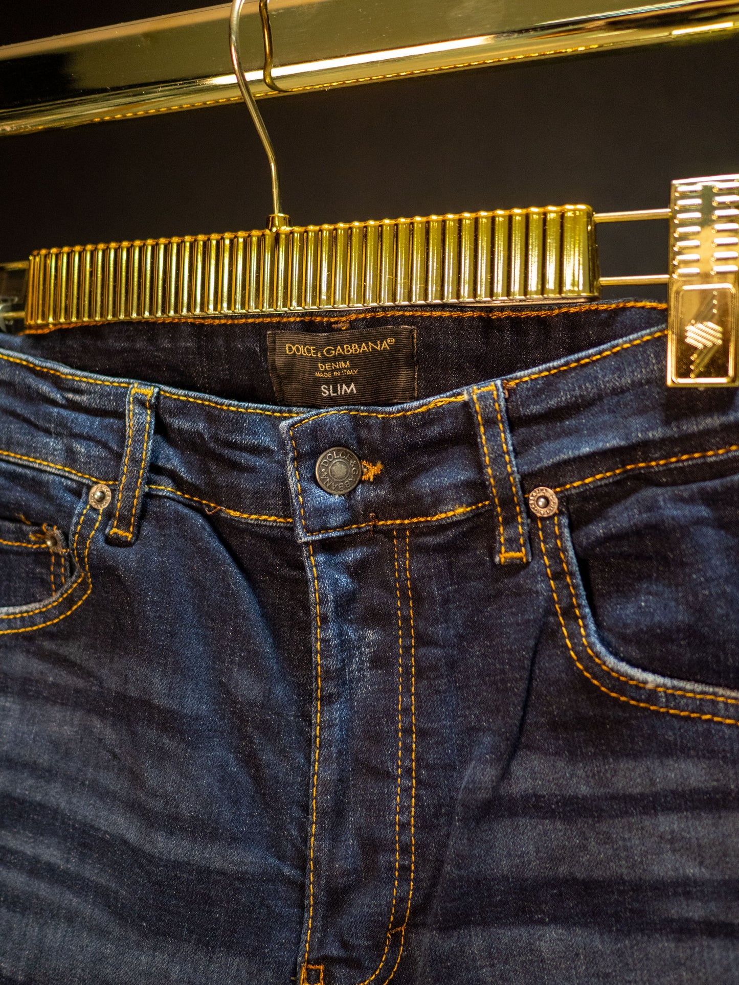 Мъжки дънки Dolce Gabbana, сини