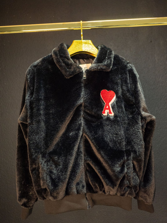 Унисекс яке AMI, от мек „teddy“ плюш